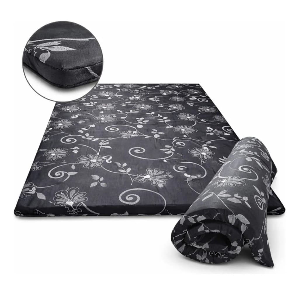 Kit 02 Colchão colchonete casal 138x188x03 camping acampamento praia sitio pillow