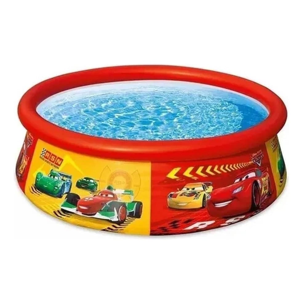 Piscina Inflável Cars para Crianças – Modelo Intex 886 Litros