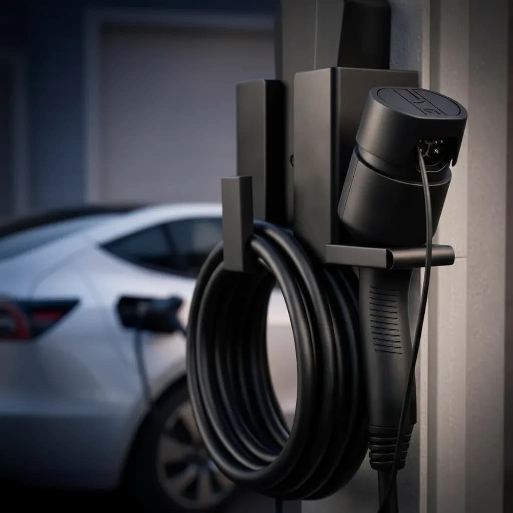 Suporte Parede Para Carregador Portátil Carro Bmw Elétricos