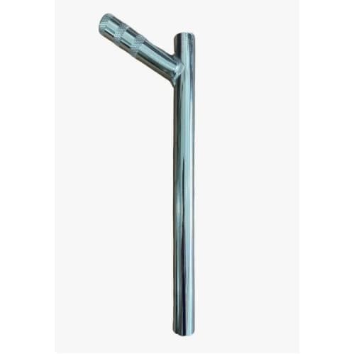 Canote Selim para Bicicleta, 22.2, 7/8 x 390mm, Aço, Tipo Y, Cromado S/Carrinho - Dnz