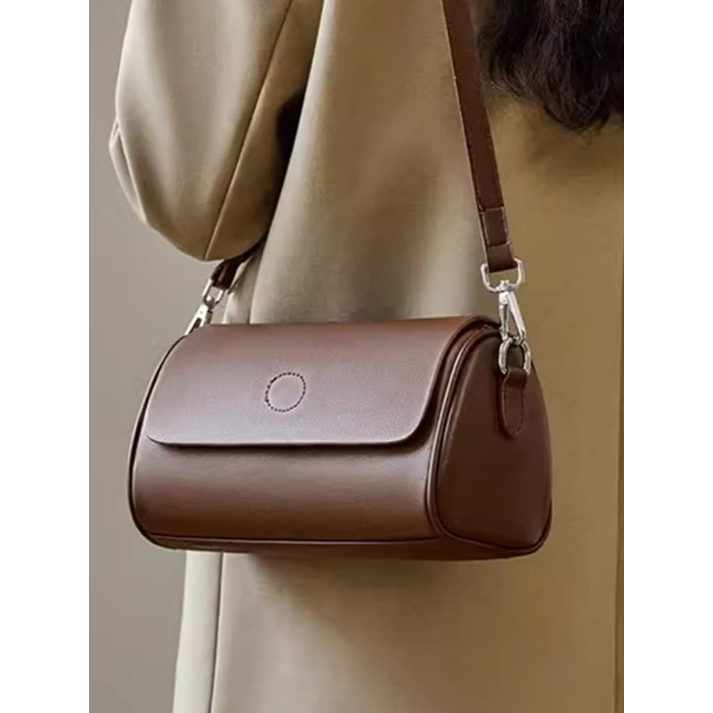 Saco 2026 saco feminino novo estilo saco do mensageiro feminino saco de cilindro High-End sentir um ombro travesseiro sa