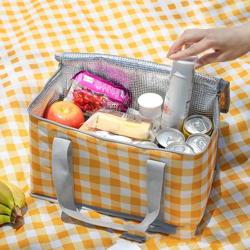 Caixa de isolamento saco de isolamento de cubo de gelo refrigerado acampamento ao ar livre carro balde de gelo cesta de