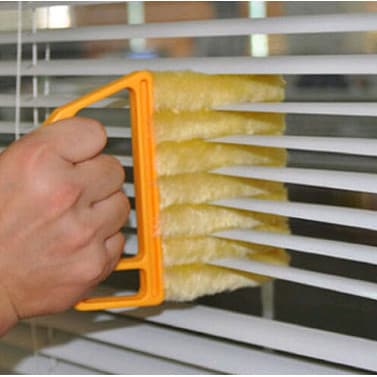 Escova de Limpeza para Persianas - Removível, Lavável, Fácil e Rápida