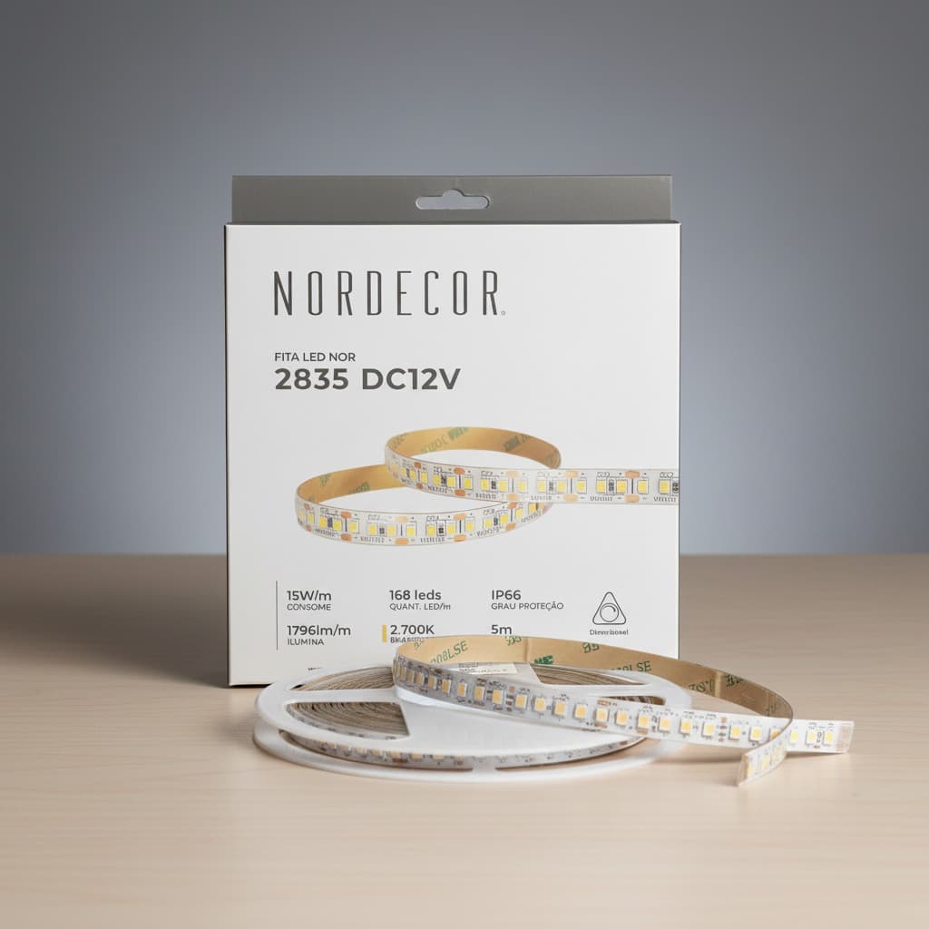 Fita Led Area Externa Nordecor 15w/m 5m Ip66 Original