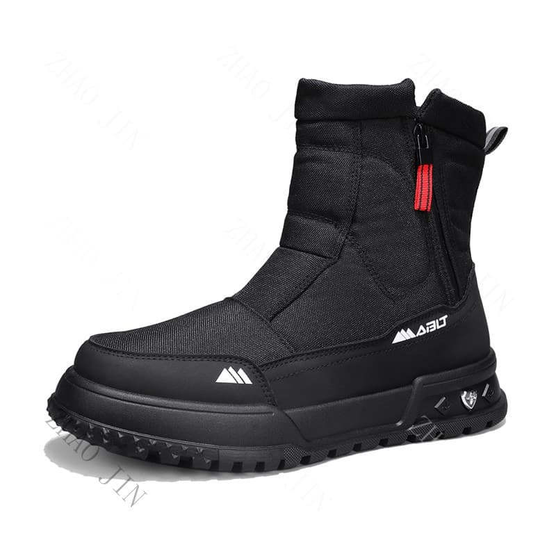 Botas De Inverno Nova Lã De Pelúcia Neve Masculinas À Prova Dwaterproof Água Antiderrapante Quente Ao Ar Livre Caminhada