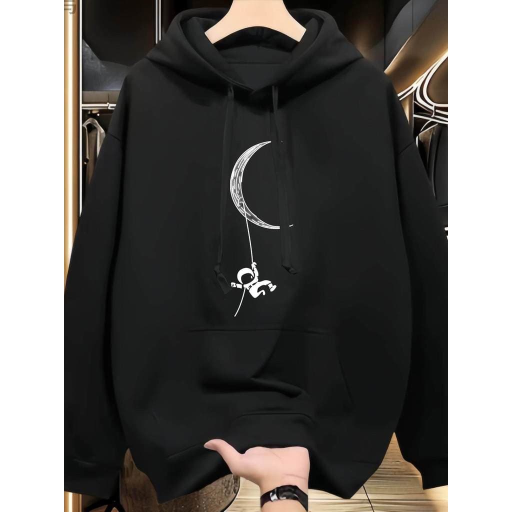 American Street Wear Moletom Masculino Estilo 2026 Novo Estilo Primavera Outono Forro de Lã Com Capuz Outono Desgaste Pe