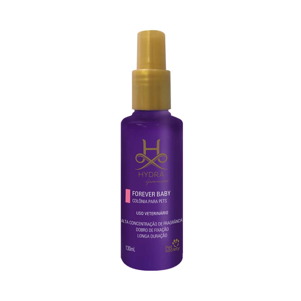 Perfume Colônia Fixadora Spray Pet Shop para Cachorro e Gato Hydra Forever Baby Pet Society - 120ml