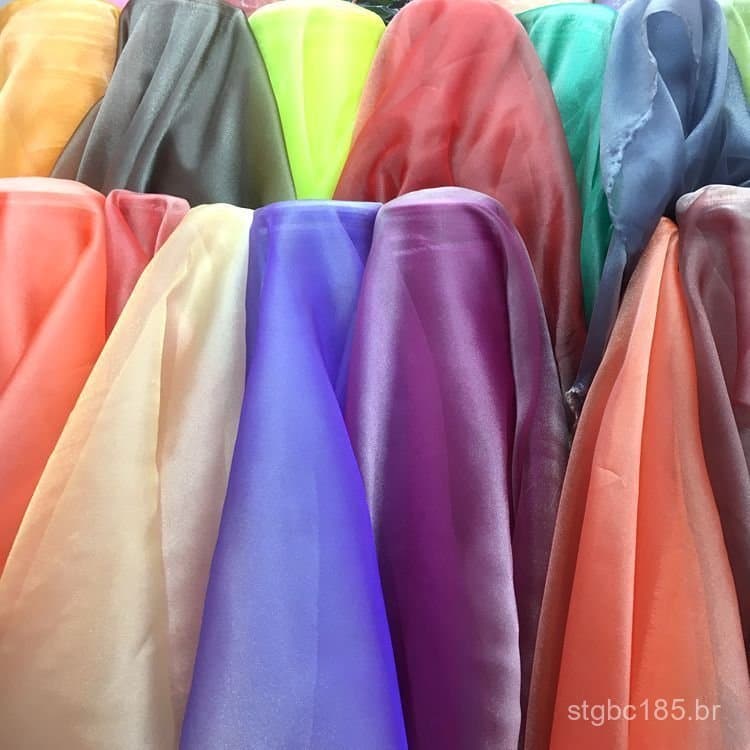 Tecido de gaze de poliéster para vestidos de noiva, saias tutu, vestidos, diversos acessórios decorativos para a cabeça,
