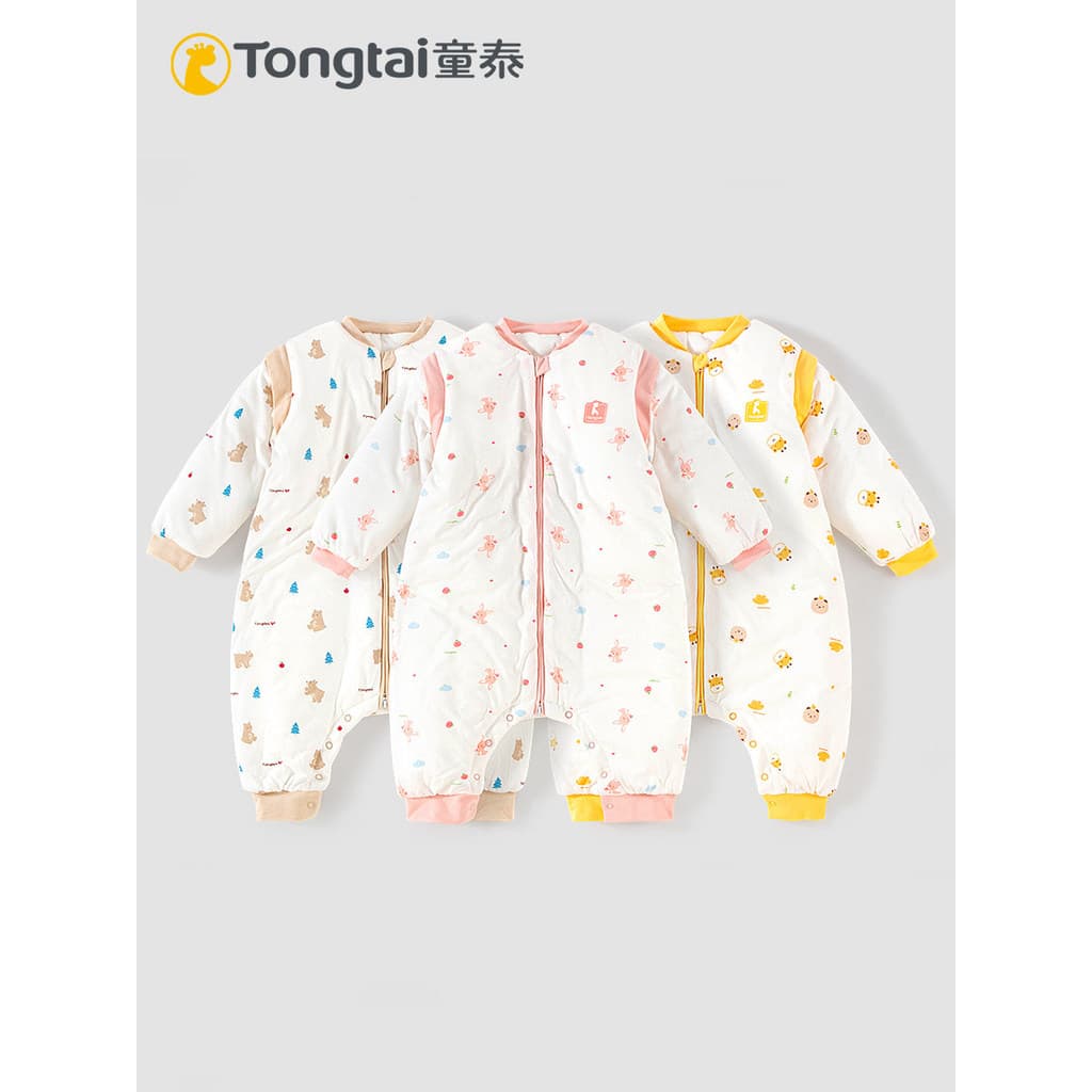 Tongtai outono inverno estilo bebê saco de dormir 1-3 anos de idade masculino feminino bebê inverno engrossado temperatu