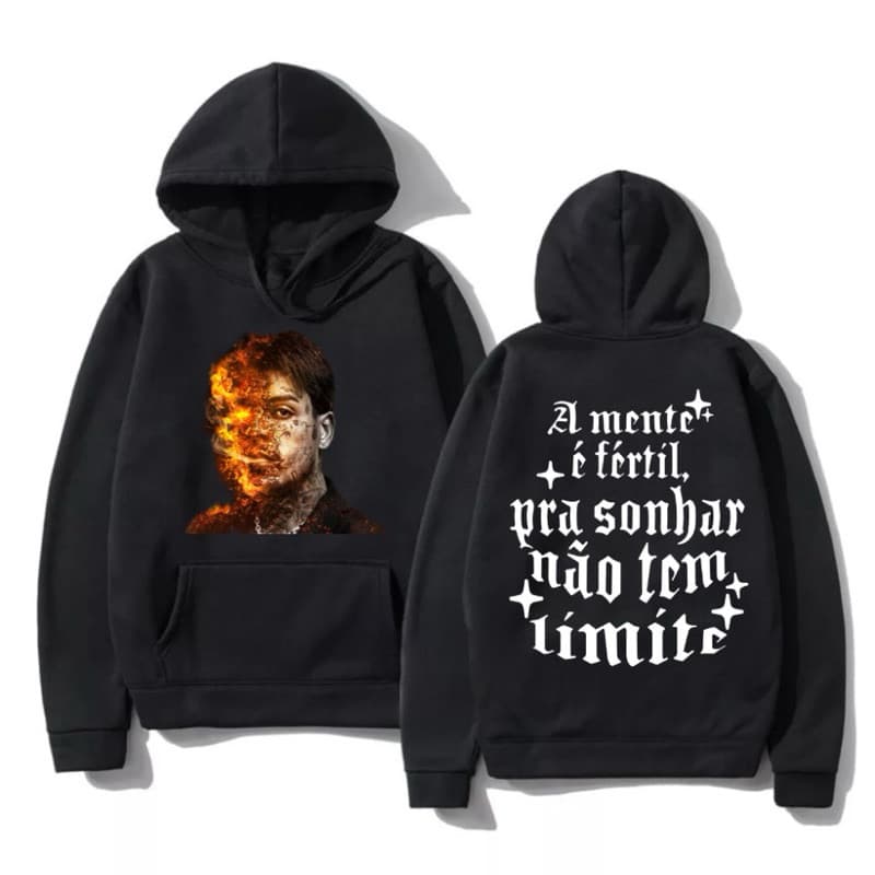 Moletom Canguru Unissex Com Capuz Mc Kevin Alta Qualidade Blusa de Frio Estampada Flanelado