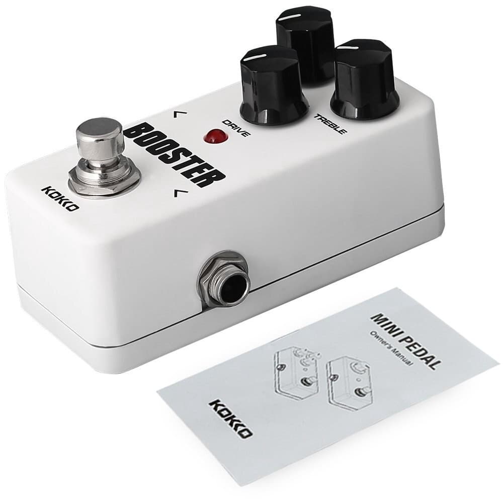 Pedal De Efeito De Guitarra Elétrica KOKKO FBS2 Reforço EQ De Duas Bandas True Bypass