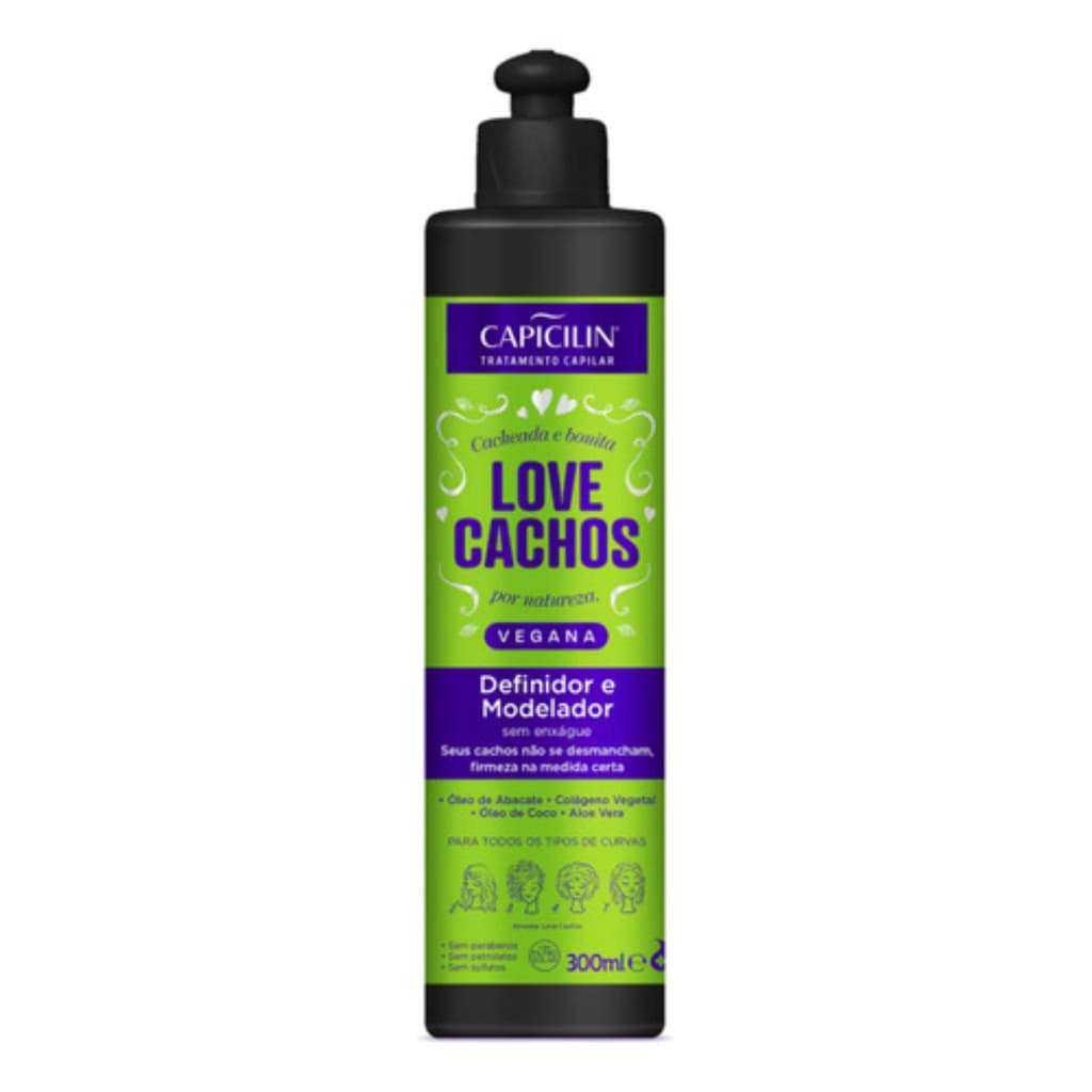 Definidor E Modelador Love Cachos 300ml Capicilin