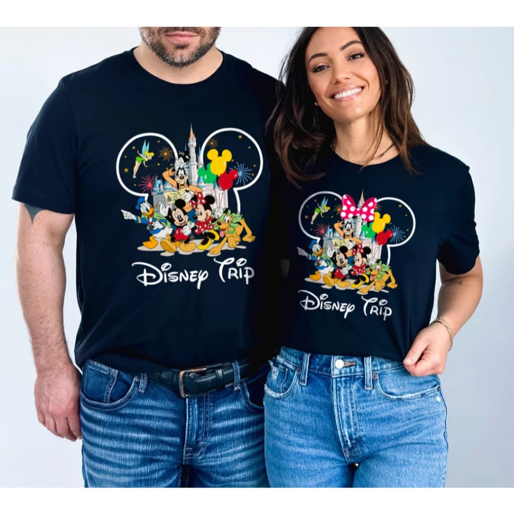Camisetas Camiseta Disney family shirts viagem 100% algodão envio rapido todos os tamanhos