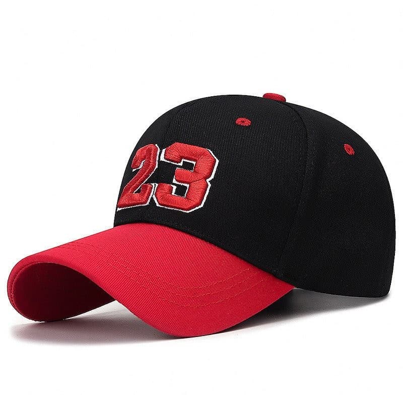 Moda 23 Bordado Boné De Beisebol Algodão Snapback HatOutdoor Casual Chapéus De Sol