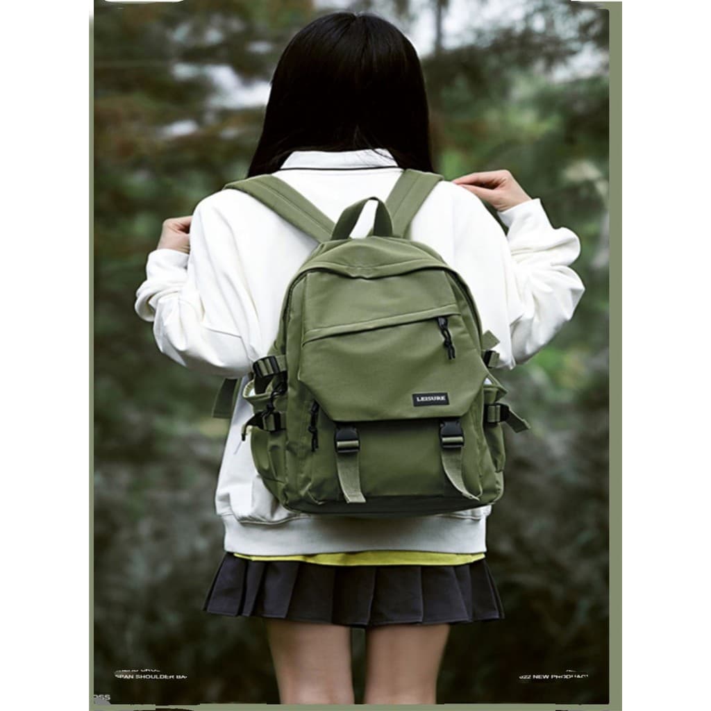 Francês MKPREF mochila de grande capacidade feminina júnior escola secundária estudante universitário mochila lazer viag