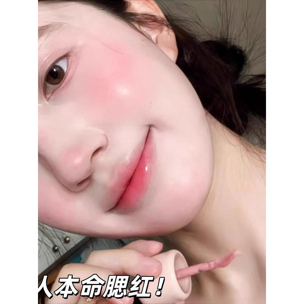 Pele cremosa clara!Blush loção de venda quente líquido blush iluminador Facial iluminando segurar maquiagem atmosfera co