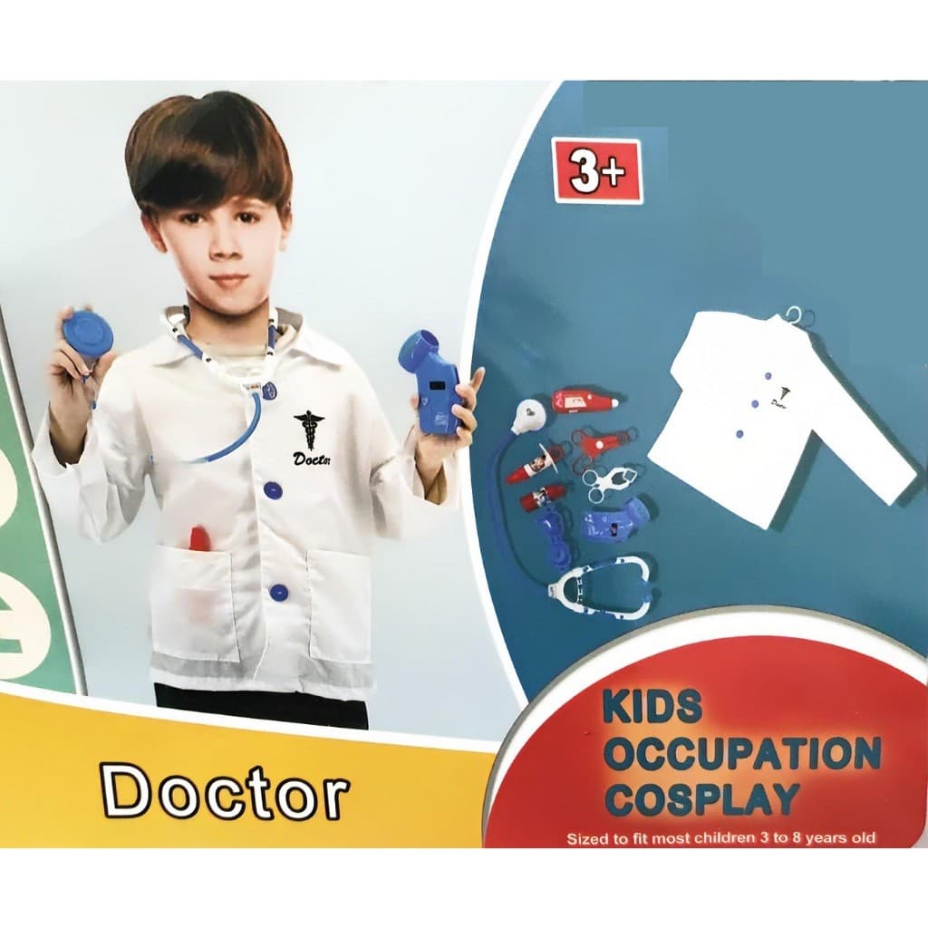 Fantasia Infantil Médico  Com Acessórios Menino   (2427)