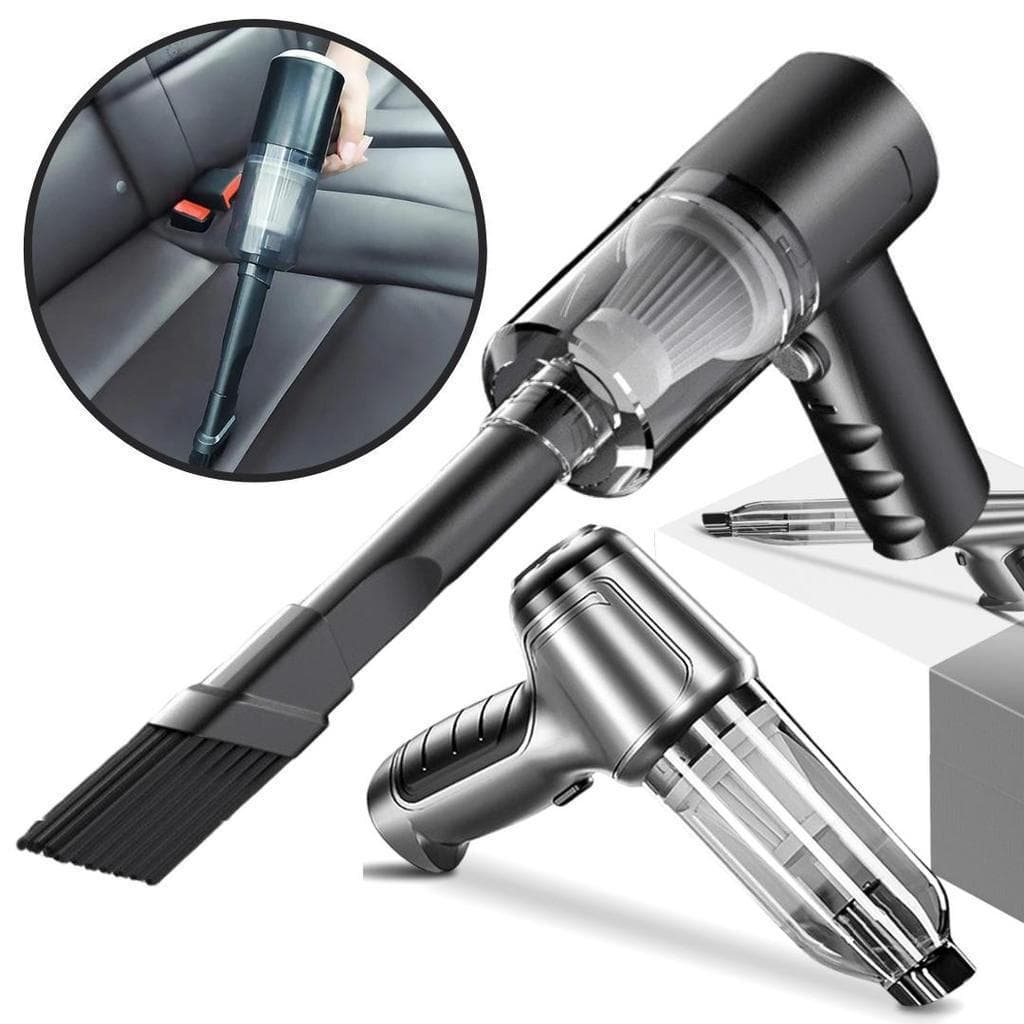 Mini Aspirador Portátil Sem Fio 6000Pa 120W Recarregável USB Automotivo Para Carro E Casa