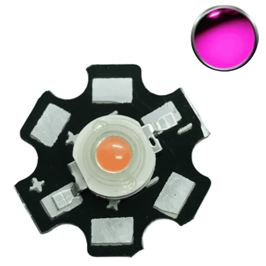 LED Chip 3W Full Spectrum 380-840nm 3 5 10 20 Unidades Para Aquario Grow Painel Cultivo Projetos