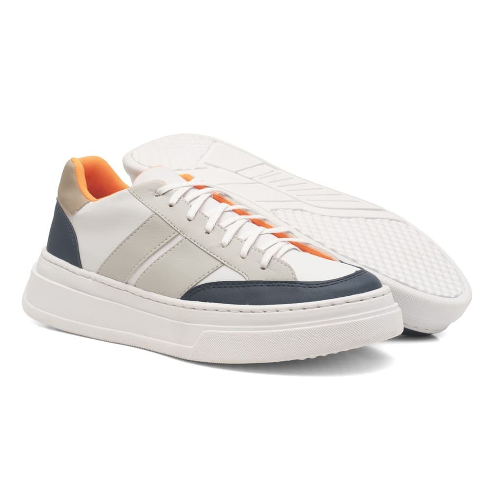 Tênis Masculino Casual Moderno Solado Plataforma Conforto Macio Uso Diário