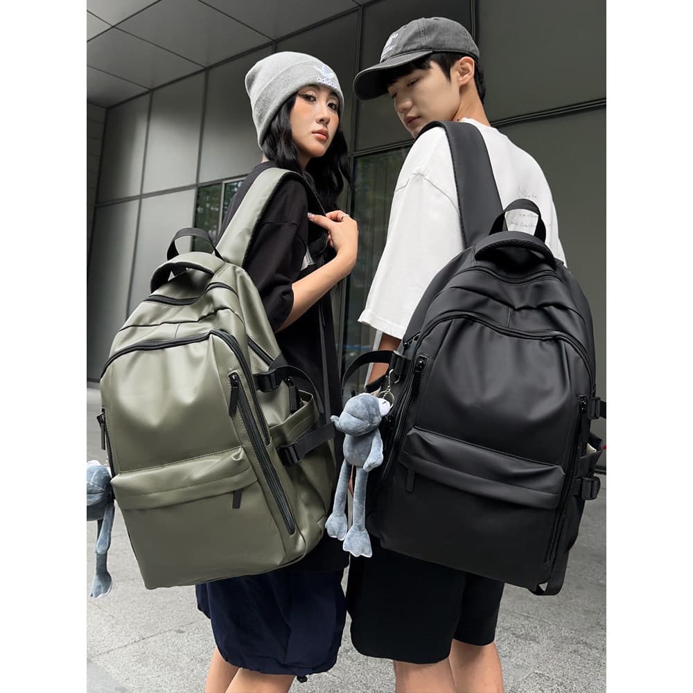 Textura mochila impermeável na moda masculina júnior estudante do ensino médio mochila feminina estudante universitário