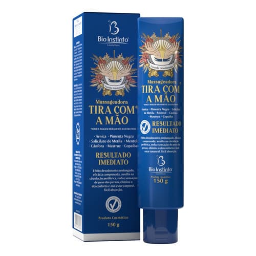 12 Unidades Pomada Massagem Tira Com A Mão 150g Resultado Imediato !