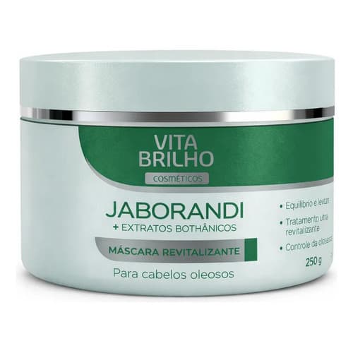 Máscara Capilar Jaborandi Ultra Revitalizante Natural Profissional Ultra Concentrada 250g