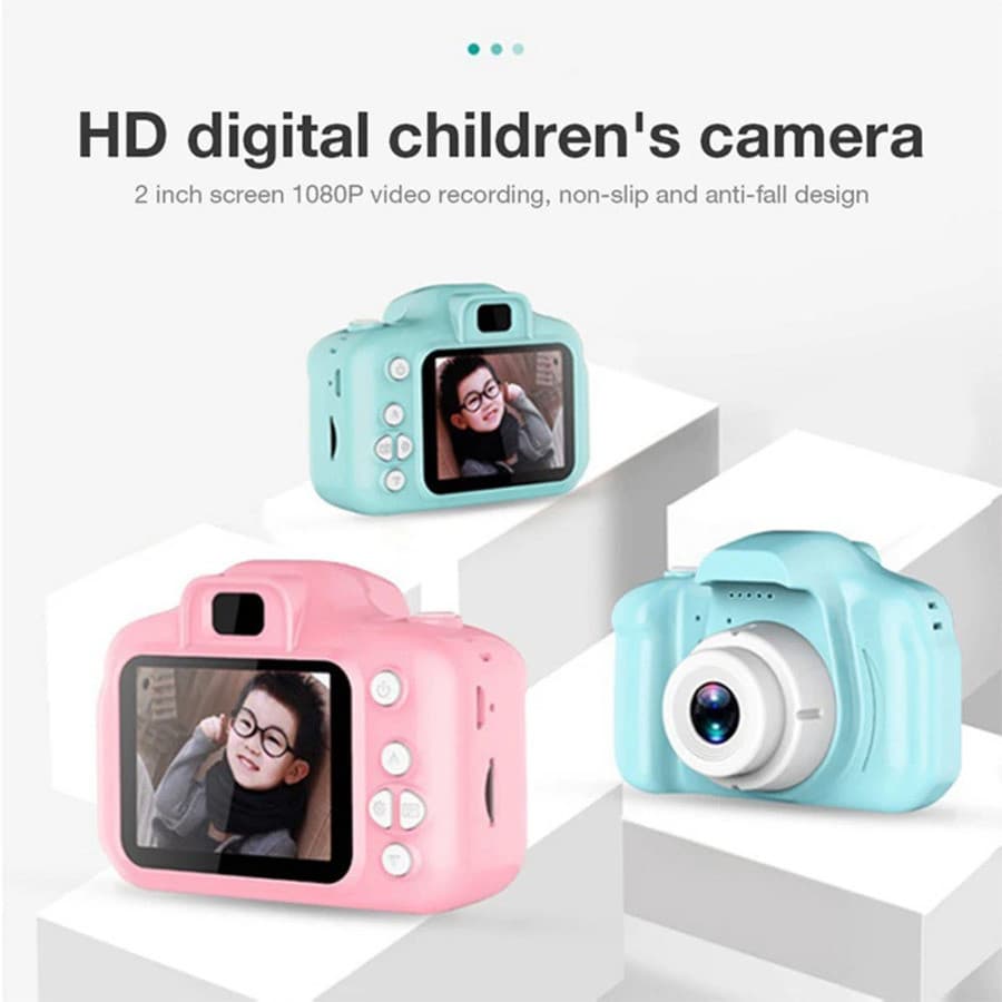 Câmera X2 HD Estudante Infantil Mini Digital Portátil Festival Gravação De Presente Vídeo XUXU BAZAR