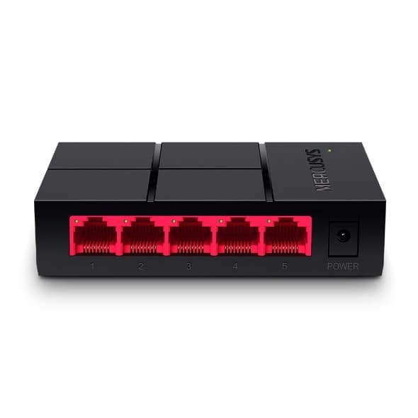 Switch De Mesa Mercusys Ms105g 5 Portas Gigabit 10/100/1000mbps