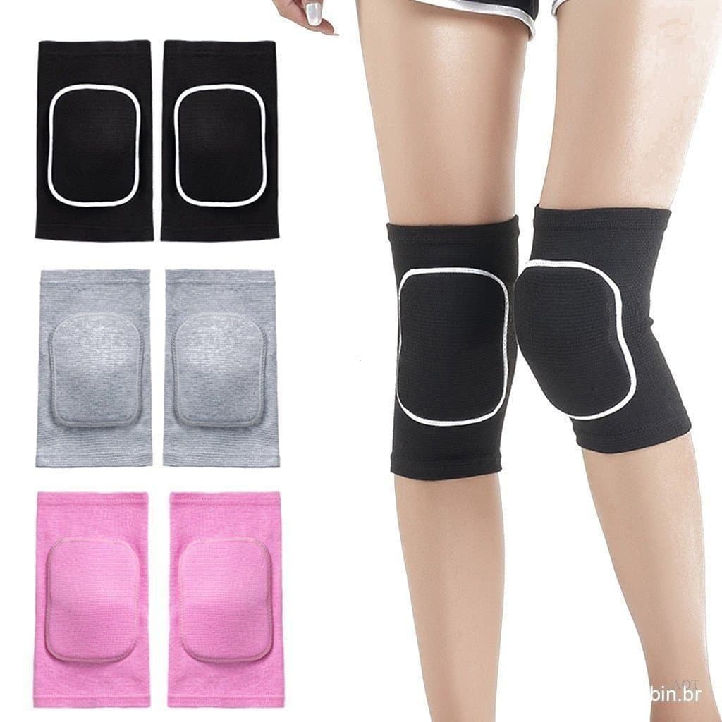 Joelheira Esportiva AQT Joelheiras De Dança Profissional De Alta Elasticidade Com Almofada De EVA Espessada Absorção De