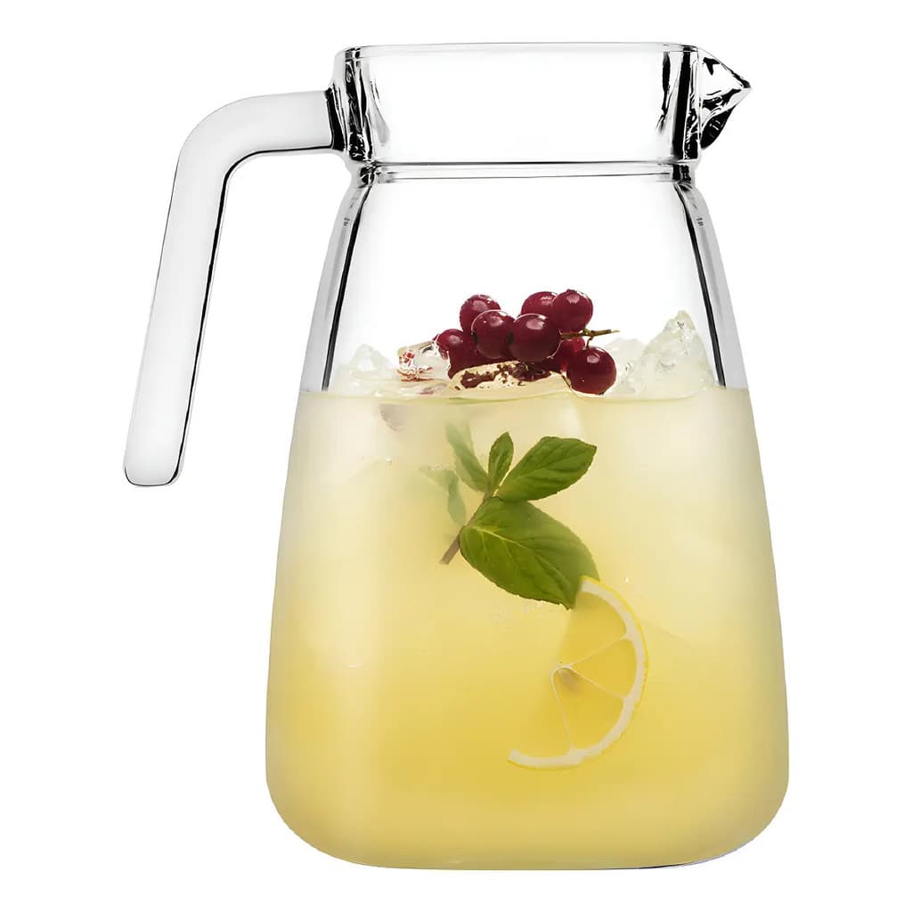 Jarra de Vidro Sucos Pasabahce com Alça Bico 1.8L Transparente