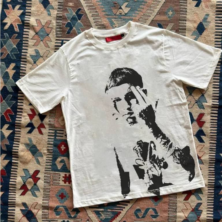Camiseta Premium Moda Streetwear Brocasito Scarsito 100% Algodão Estilo Cantor Envio Rápido Confort