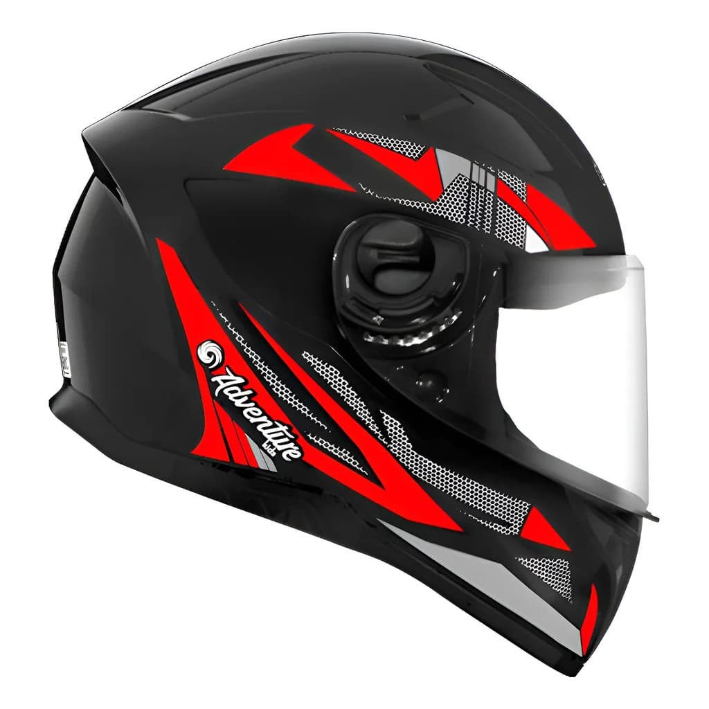 Capacete Para Moto Ebf Kids Adventure Preto/azul 54 Crianças
