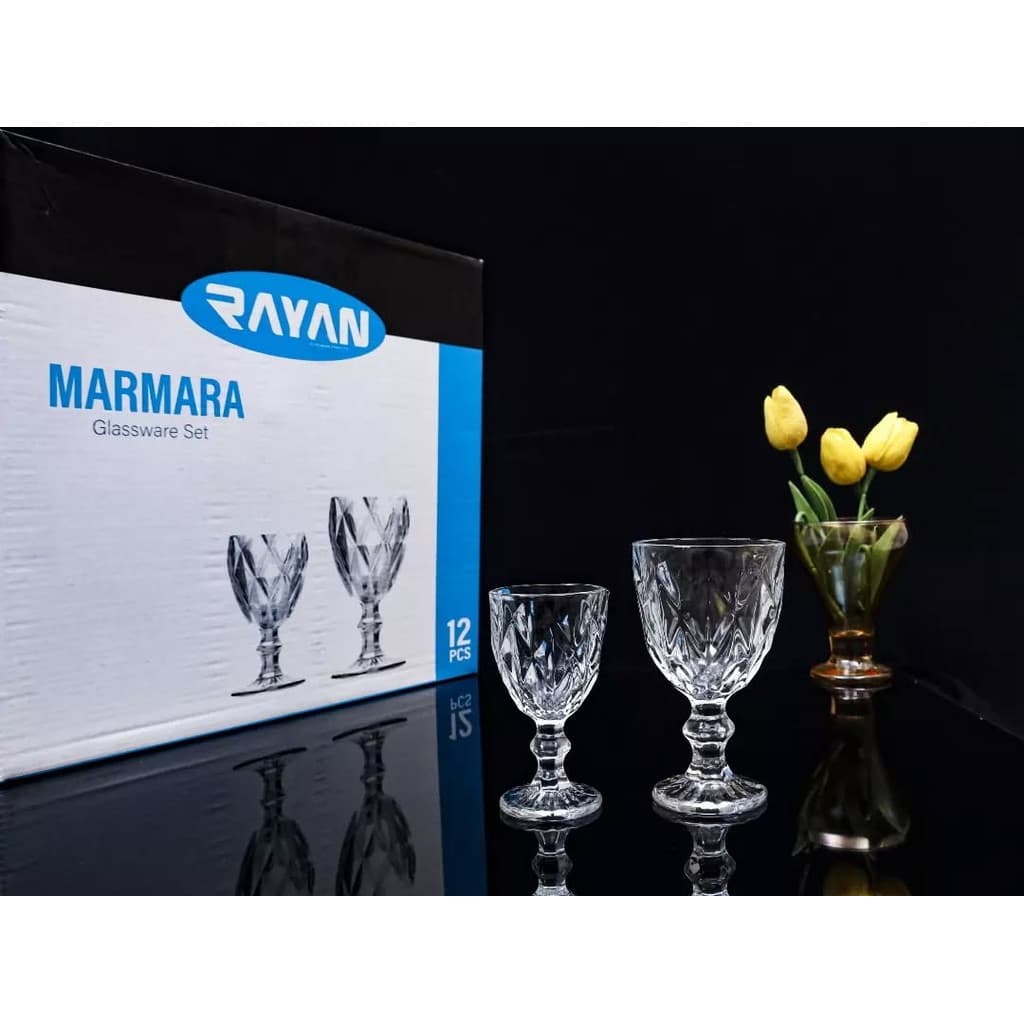 Conjunto De Taças Marmara Com 12 Peças
