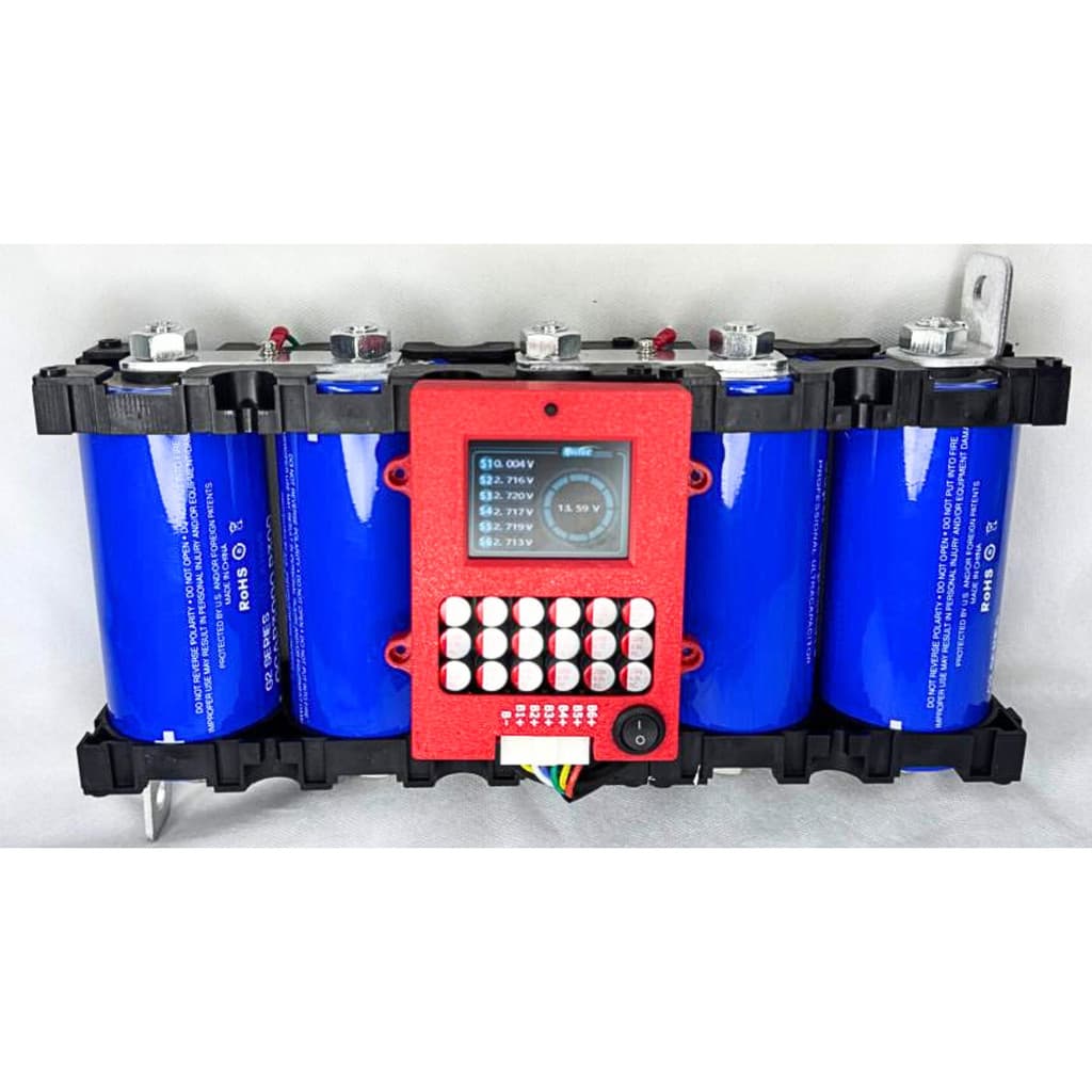 Pack Ultra Capacitores Bms Digital Banco Som Automotivo 14,5