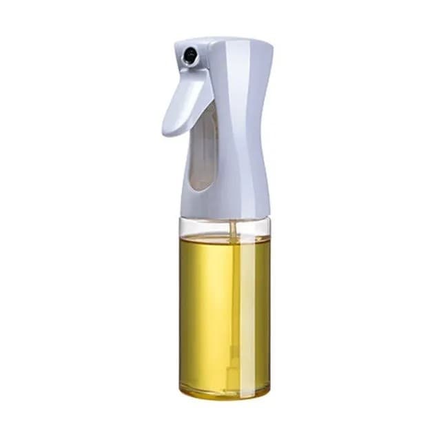 Spray Pulverizador de Azeite Branco 210ML Profissional para Óleo Vinagre e Essências Borrifador Culinário Plástico e Acr