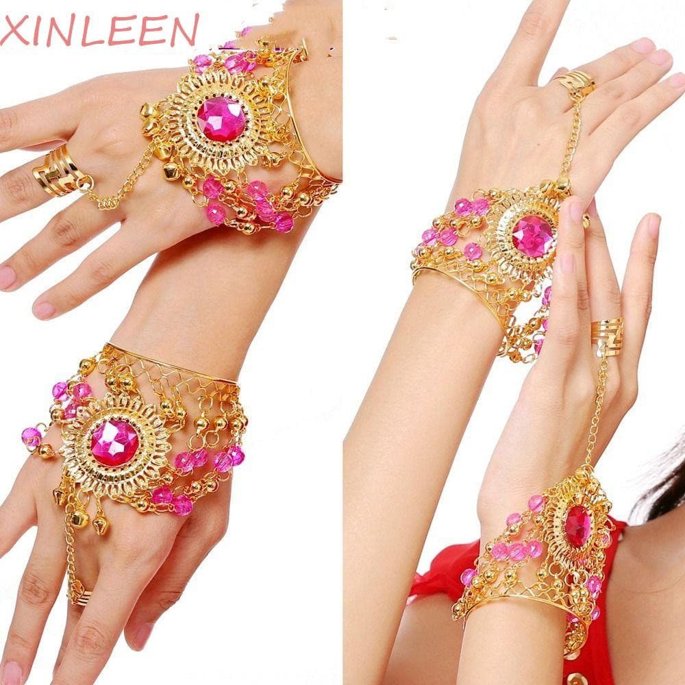 XINLEEN Pulseira De Diamante Moda Boêmia Anel Tribal Trajes De Dança Do Ventre
