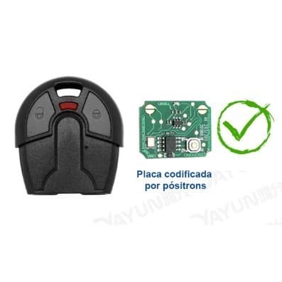 Controle Alarme Positron Cabeça Fiat Flex Serve Para Toda Linha