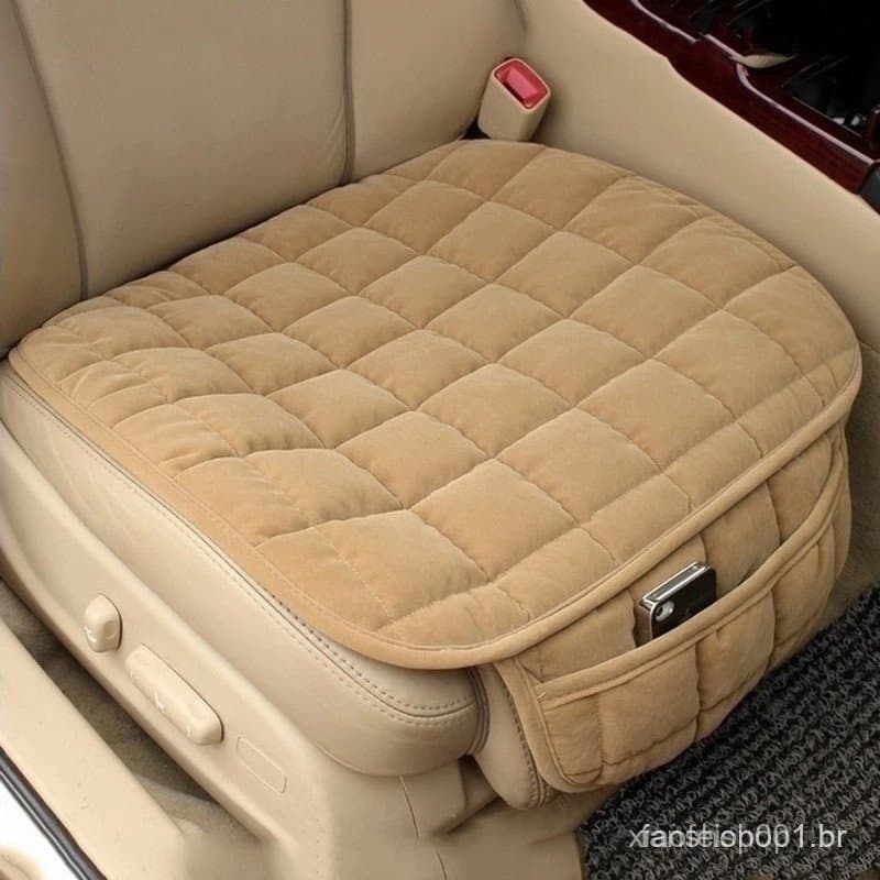 Capa De Assento De Carro Confortável Universal De 1 Unidade Com Bolsa De Armazenamento/Almofada Frontal Respirável Antid