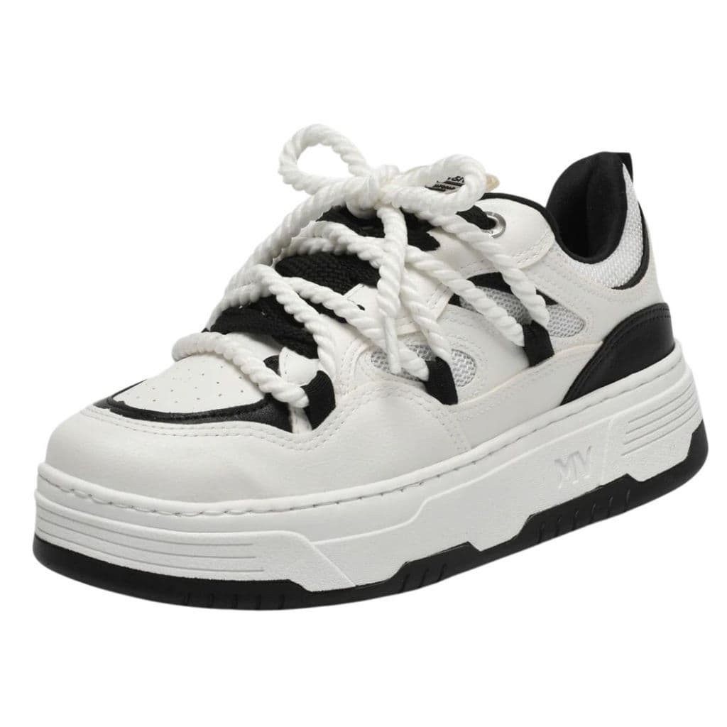 Tênis Feminino Casual Enfeite Corda Confortável Via Marte