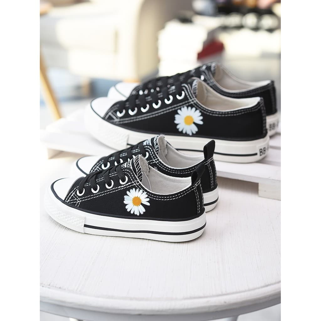 Pai-filho sapatos crianças sapatos de lona 2026 primavera outono novo estilo mãe-filha tênis meninas margarida sapatos m