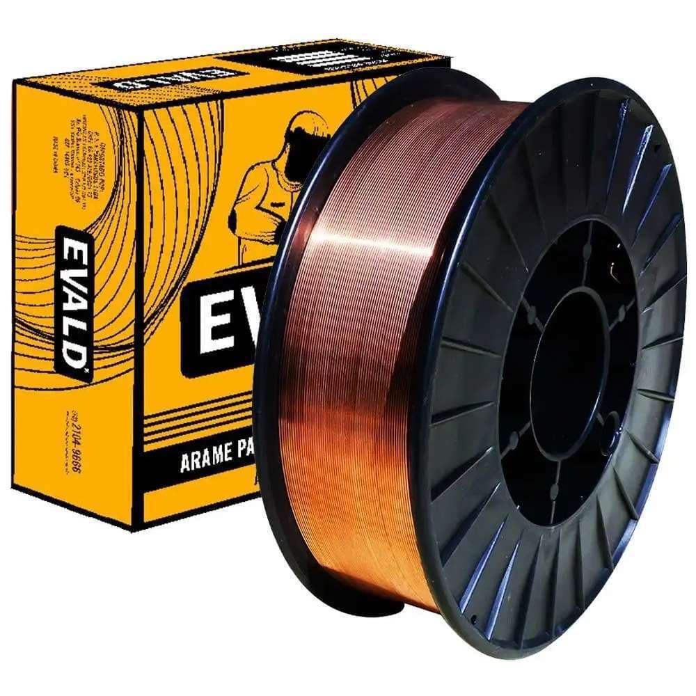 Arame para Solda 0,8mm MIG 15Kg ER70S-6 EVALD