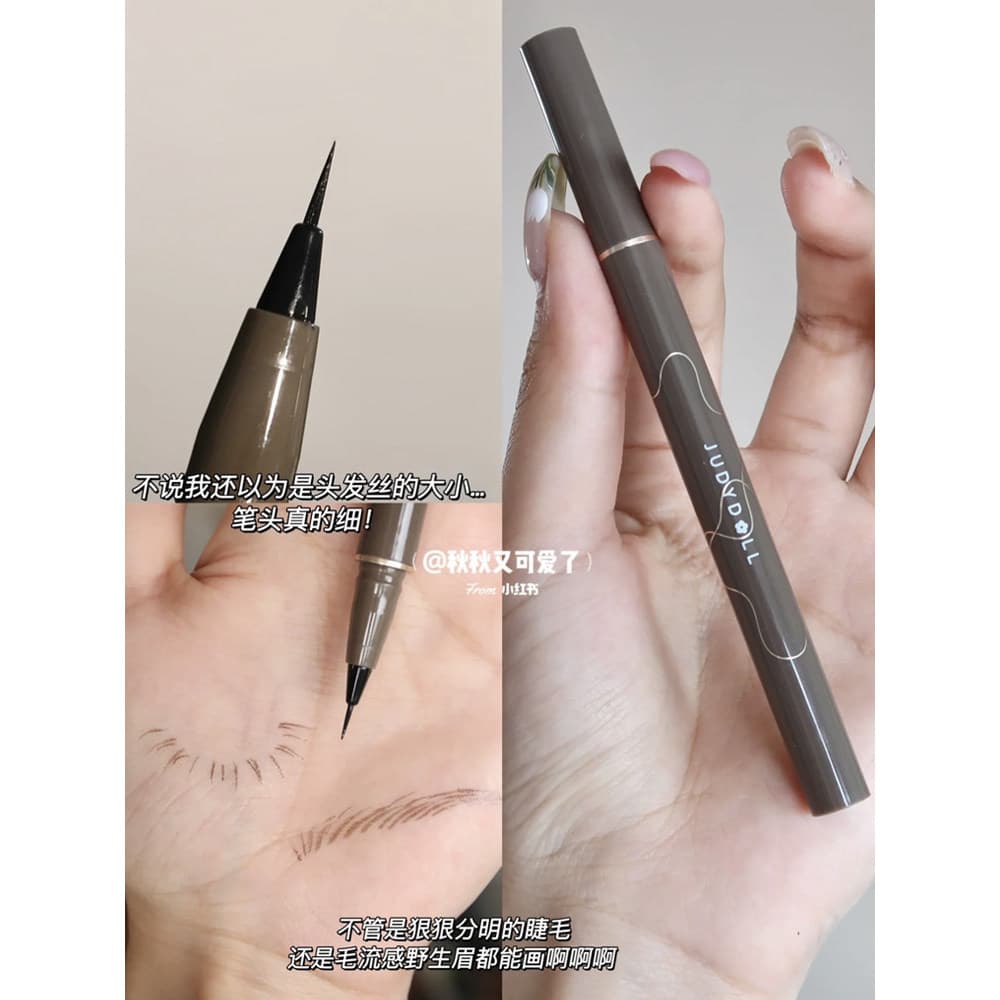 Juduo juduo delineador finomente esculpido caneta líquida cola Ultra-fino sem manchas à prova dwaterproof água Li Jia ma