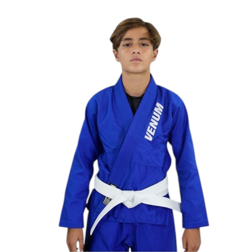 Kimono Venum Infantil Jiu Jitsu Competitor Azul 100% Algodão