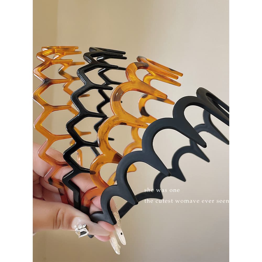Crânio alto topo grande onda bandana com dentes antiderrapante verão bandana feminino 2026 novo estilo rosto lavagem Hai
