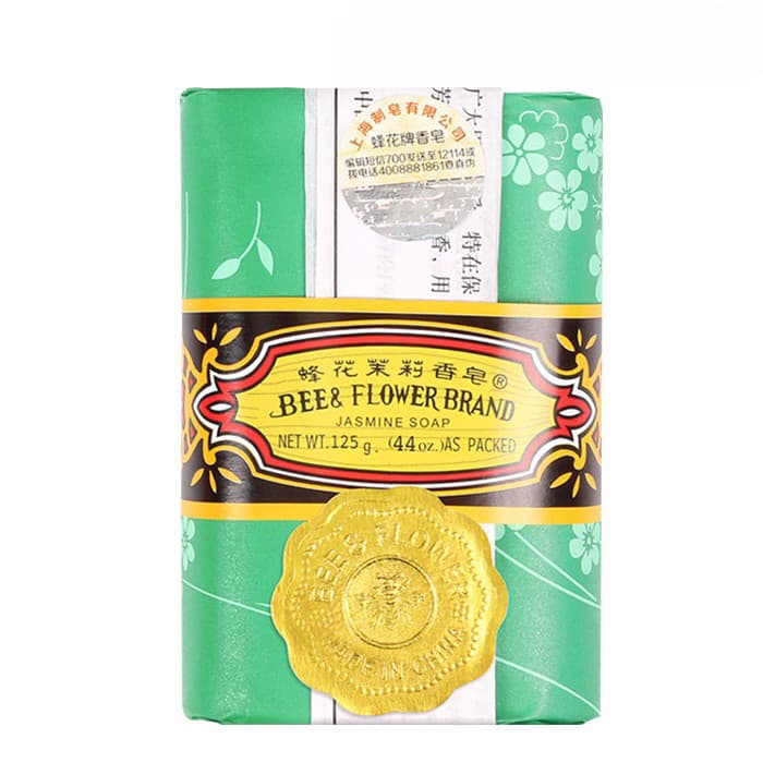Sabonete de jasmim de abelha 125g Sabonete de banho Sabonete Facial Sabonete de sândalo feito em Xangai Sabonete para la
