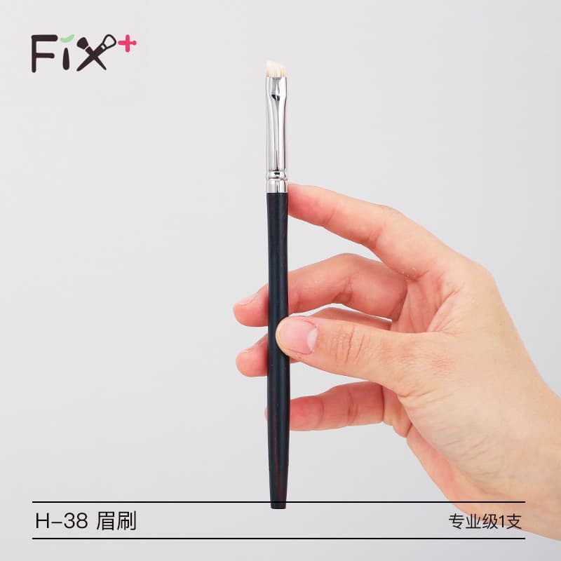 Fisgafen Pincel de sobrancelha em branco H-38 angular Pincel de maquiagem Lápis de sobrancelha Pincel de pó de sobrancel