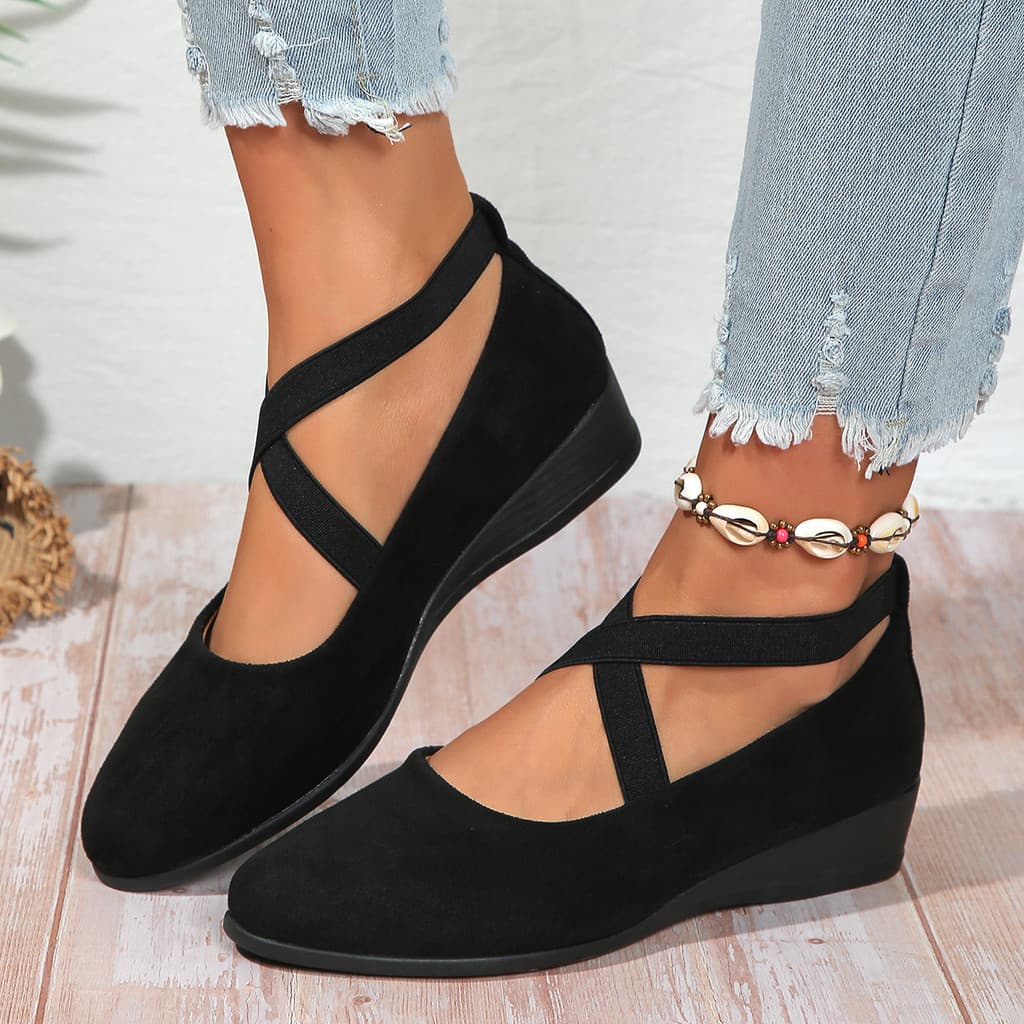 Sapatos casuais de sola plana para mulheres