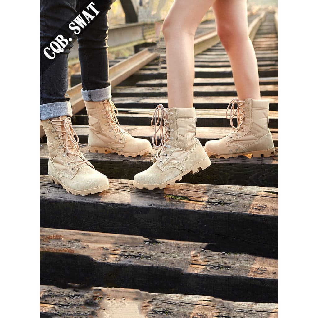 Primavera respirável Casual botas de combate de alta qualidade botas gerais treinamento tático deserto montanhismo lazer