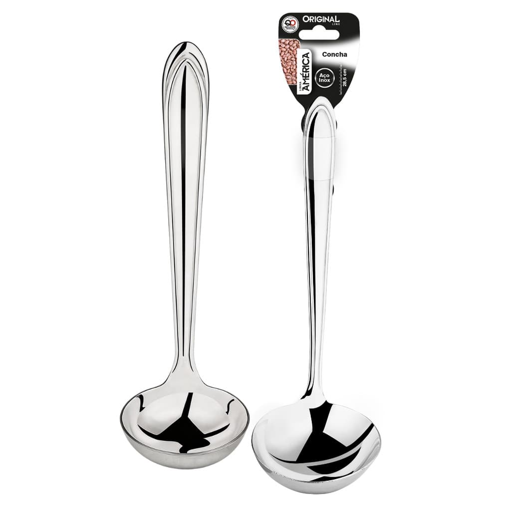 Concha Aço Inox Grande Cozinha Industrial P/ Feijão 100Ml
